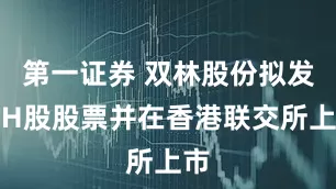 第一证券 双林股份拟发行H股股票并在香港联交所上市